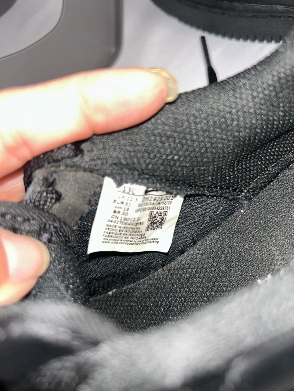 Nike Forcé 1 Kids Black Low-Top Sneakers